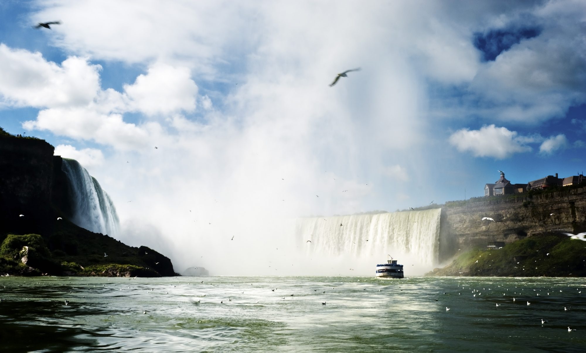 Visitors to Canada Niagara Falls